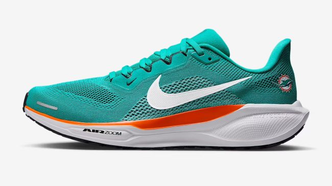Nike Pegasus 41 shoes - Dolphins for NFL Week 5