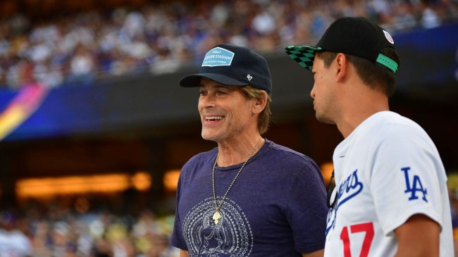 Rob Lowe Los Angeles Dodgers
