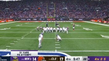 NFL Narrowly Avoids Disaster After Vikings FG Attempt Seemingly Misses Due To TV Wire