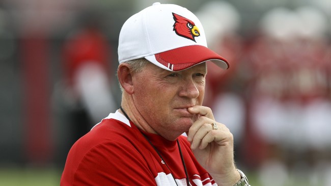 Louisville coach Bobby Petrino
