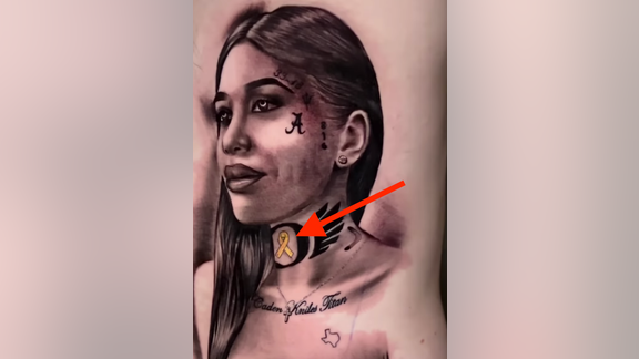 Dan Lanning Tattoo Ribbon